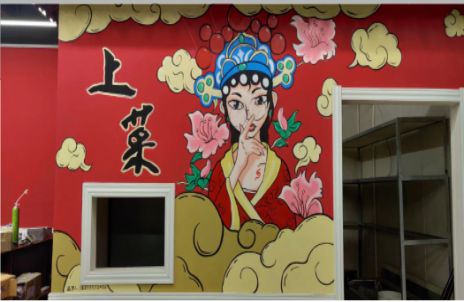 炉霍墙体彩绘的发展和应用