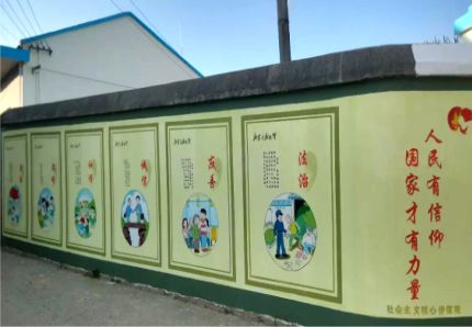 炉霍文化墙施工攻略